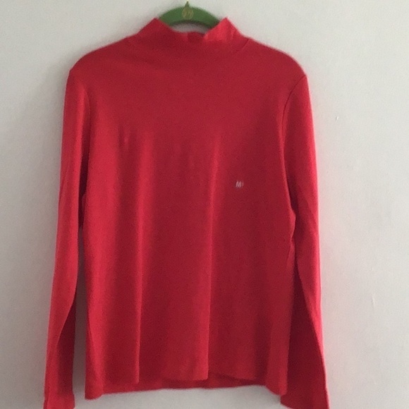 Nwot. Lauren Scott red turtleneck.  Great basic - Picture 1 of 4